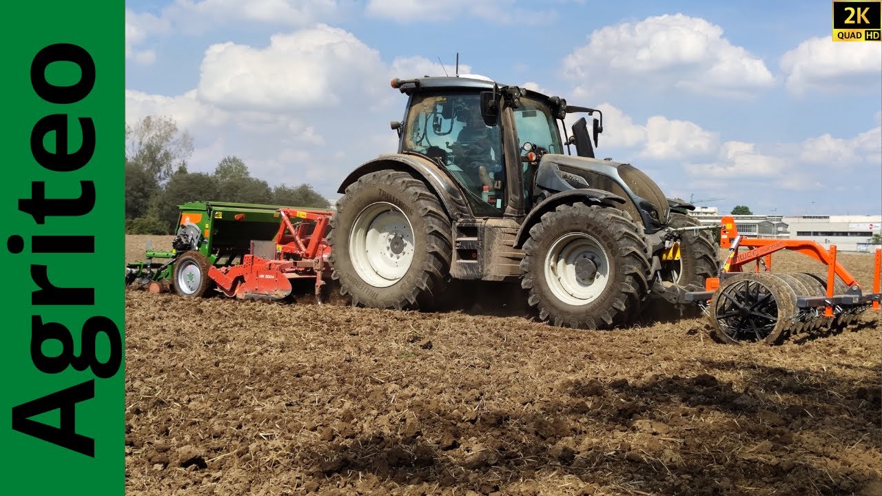 2k Valtra n 175 + kuhn hr 3004 + amazone d9 3000 super + mwc mandam