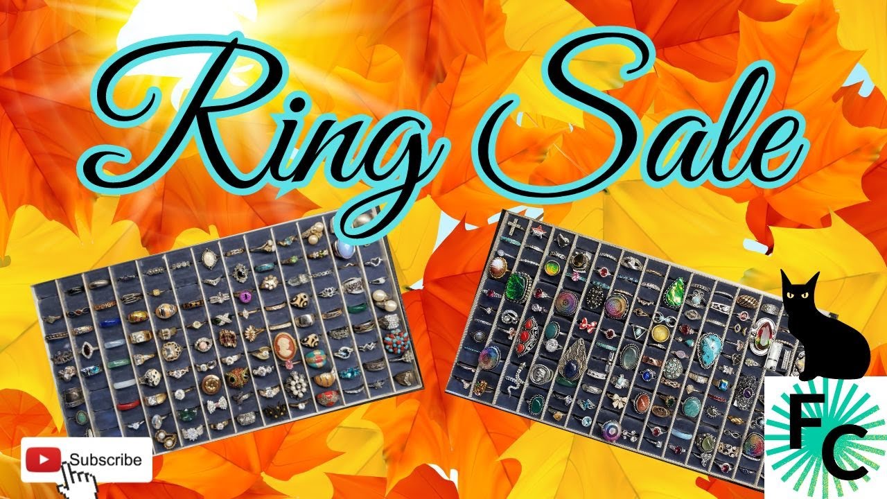 $1 & UP RING SALE Sun. 3/1 at 3pm EASTERN sterling vintage modern costume fashion  #jewelry #sale