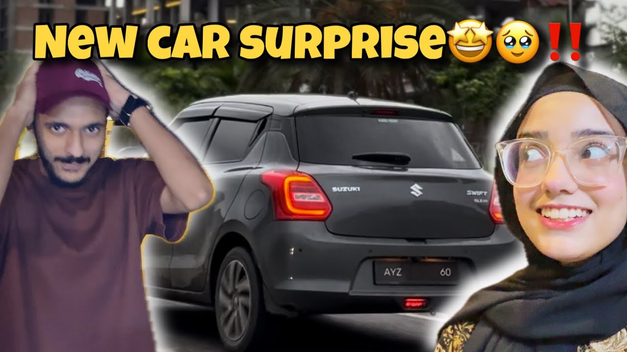 BHAI NY NEW GARI KA SURPRISE DEDIYA🤩🚗‼️ || My new cute car🥹 // Yusma Akhund