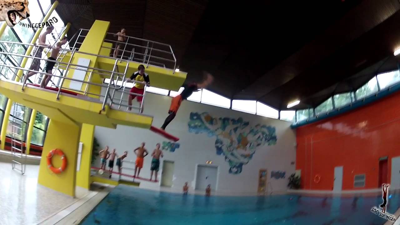 {Niklas} My First Triffis 3m ( Dreifacher Vorw&auml;rtssalto + 1/2 Schraube ) (+Slow Motion) (+Fail)