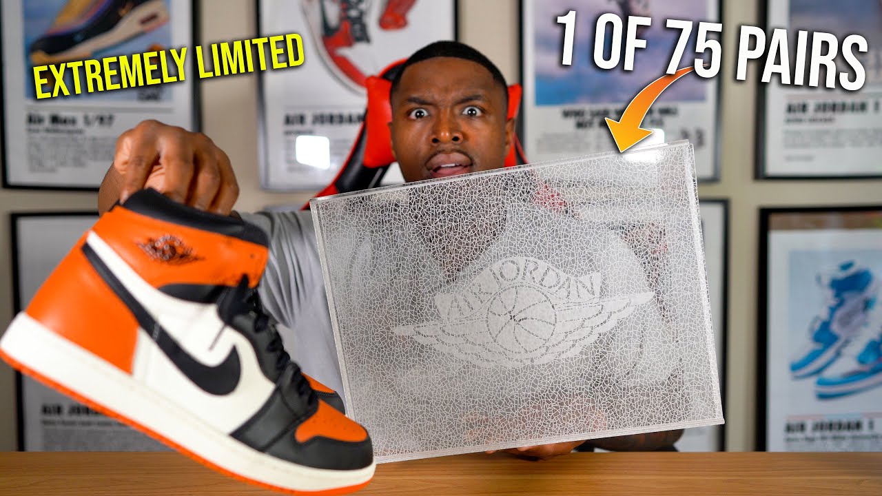Jordan brand sent exclusive shattered backboard air jordan 1s
