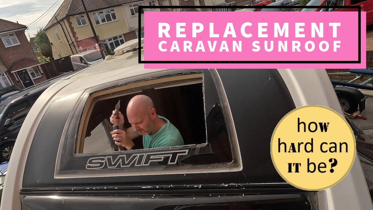 Как заменить окно люка в крыше каравана 🛠️ #caravan