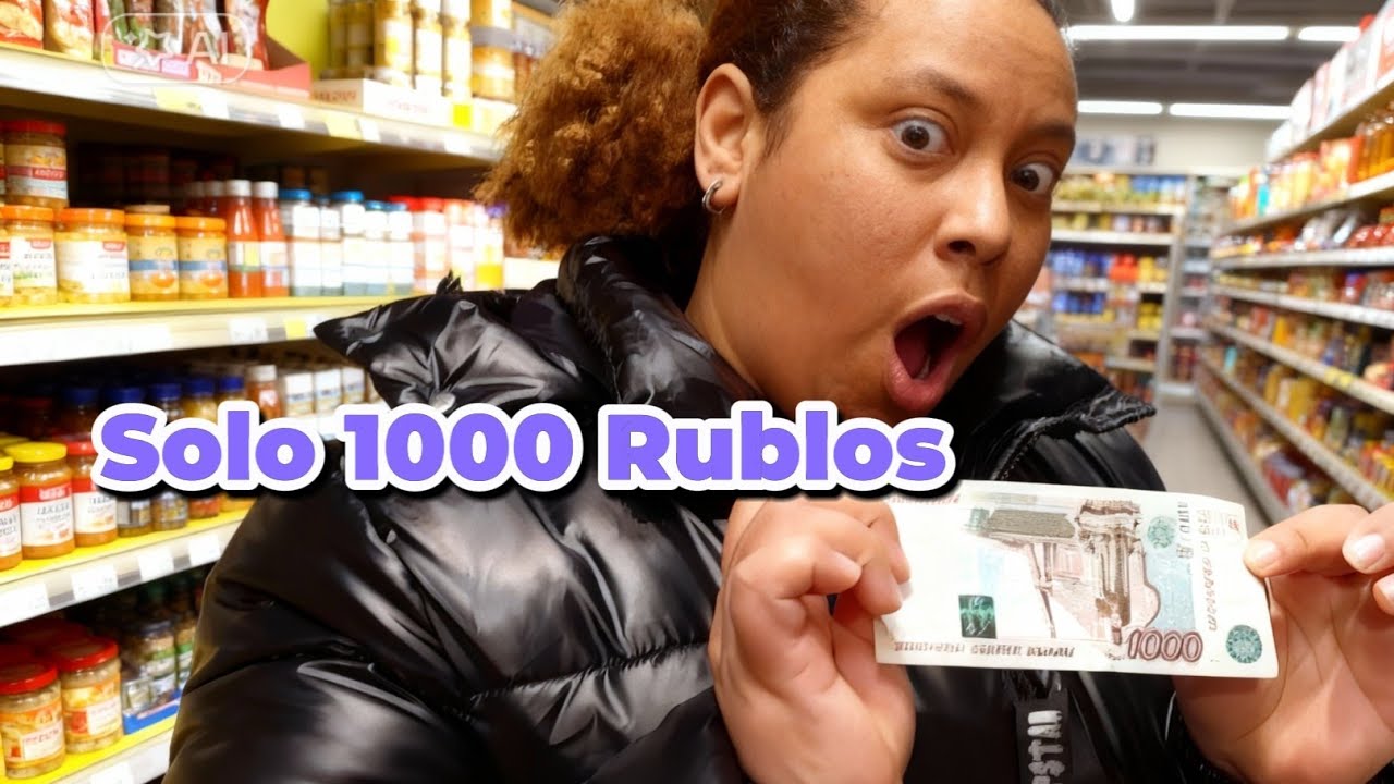 “¡Solo 1000 rublos! ¿Alcanzará para todas las compras de Año Nuevo?”Cubanos🇨🇺 viviendo en Rusia.VLOG