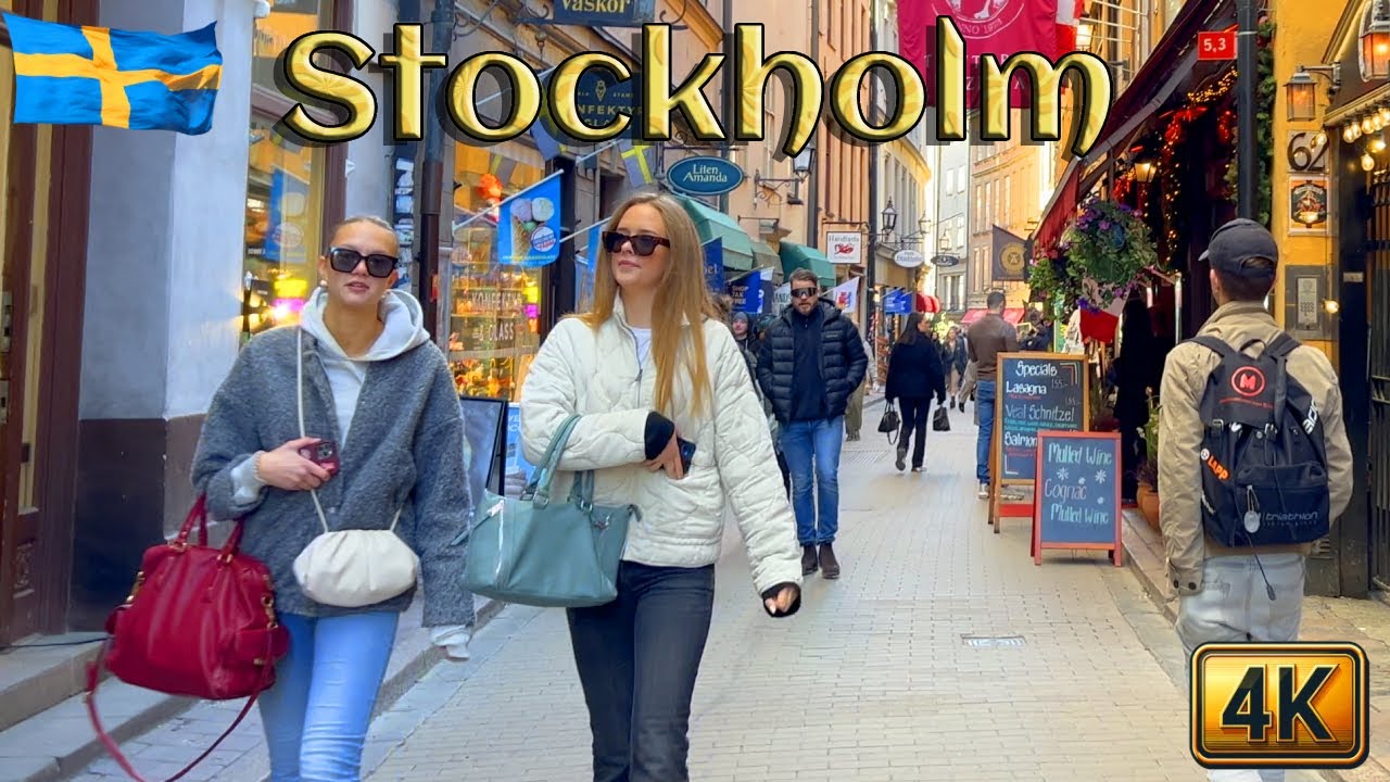 Discover Stockholm’s Old Town: 4K Walk Through Gamla Stan