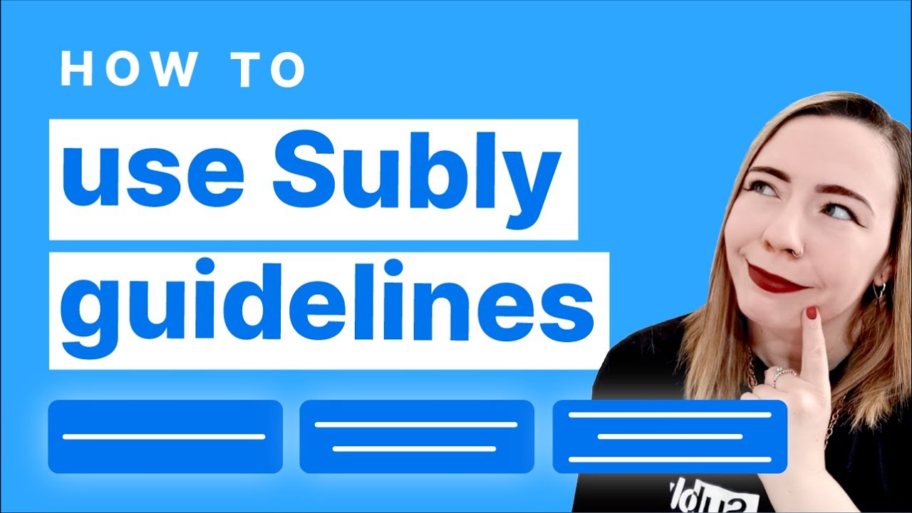 How to Use Guidelines to Change Subtitle Settings