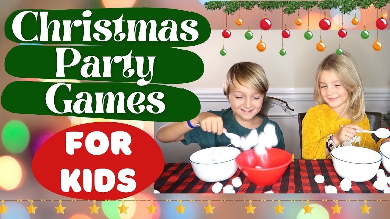 Best FUN Kids Christmas Games!! Homeschool Christmas Class Party!