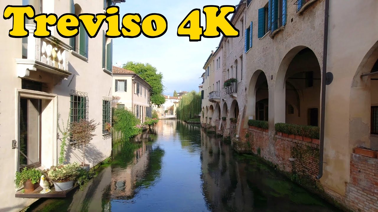 Treviso, Italy Walking tour [4K].
