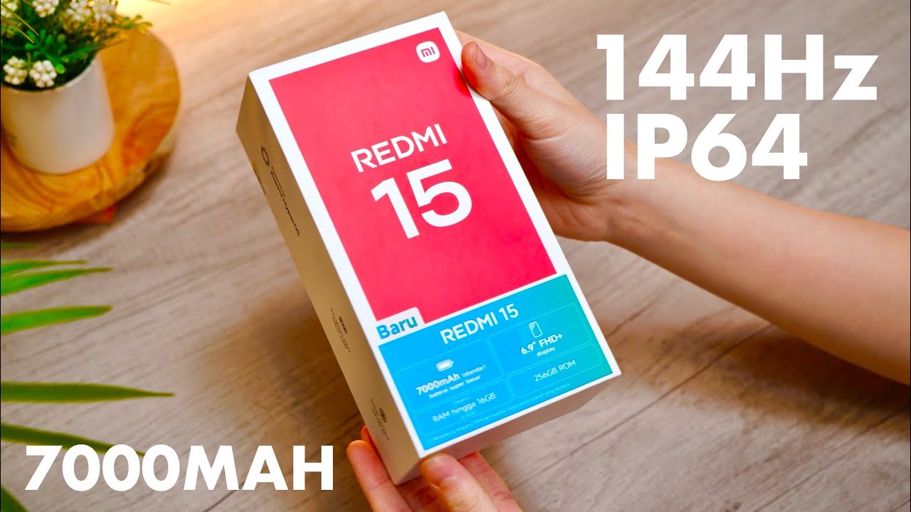2jtan.. Baterai 7000mAh! Redmi 15 Ini Badak Banget, Review