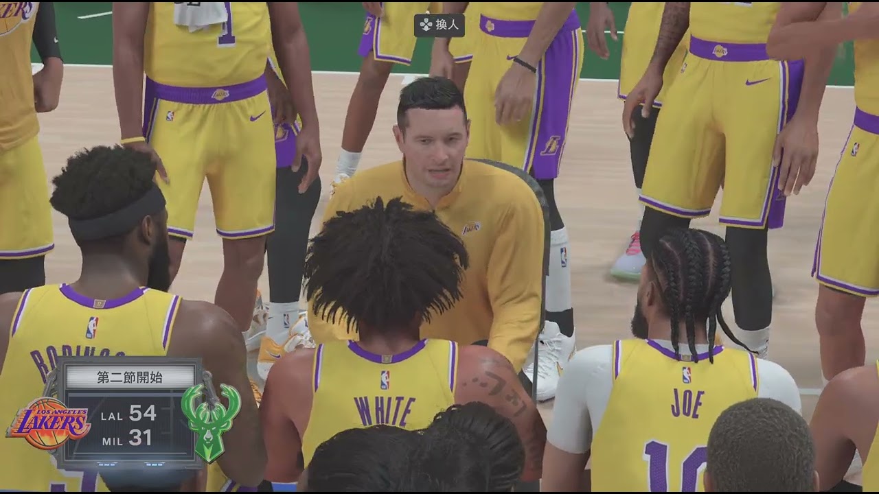 NBA 2K26_20260306231725湖人VS雄鹿第一節跟第二節·