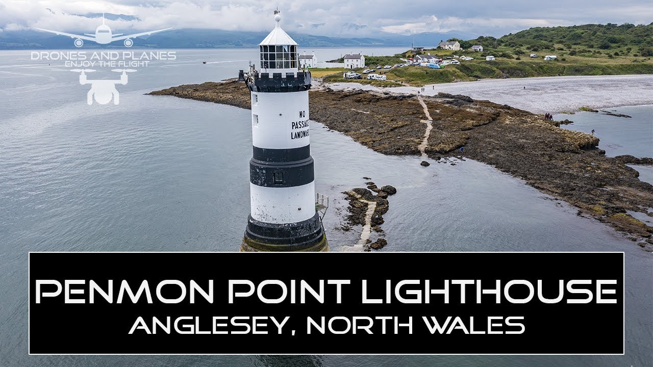 Penmon Lighthouse - Anglesey, North Wales - Cinematic Drone Footage