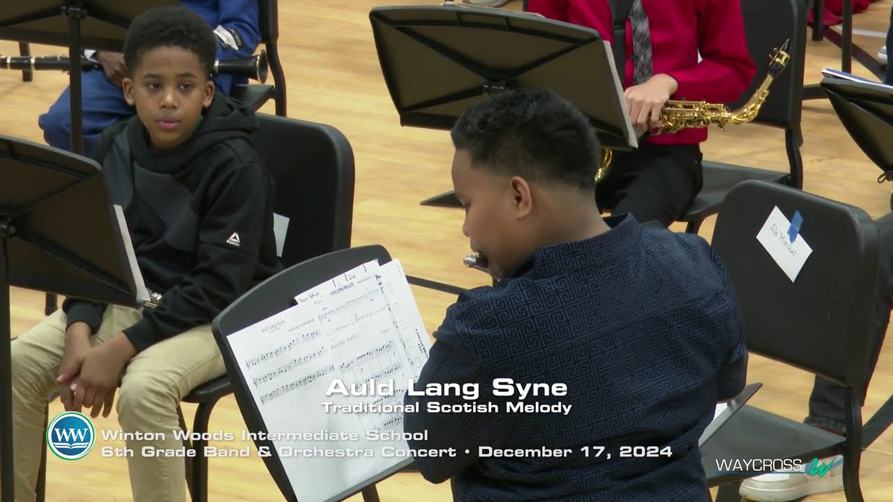 Winton Woods Intermediate School 6th Grade Band and Orchestra Concert - December 17, 2024