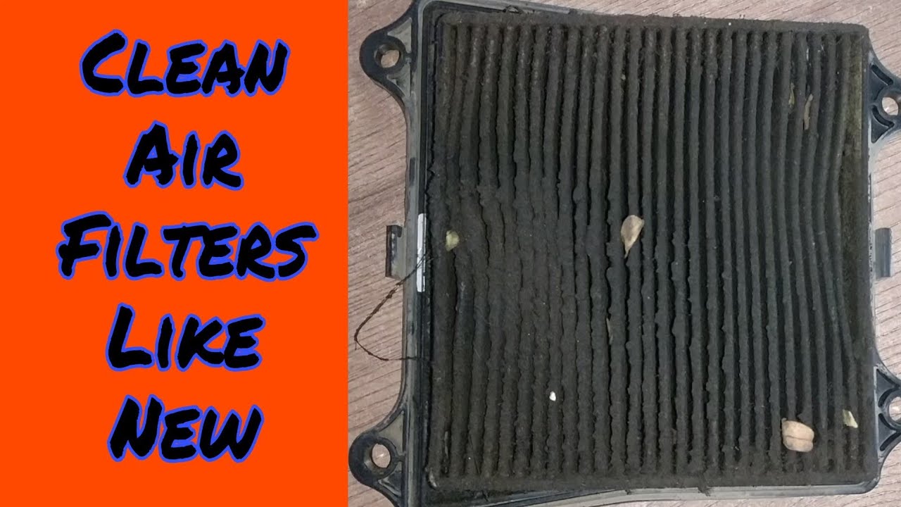 Clean Air Filters Like New