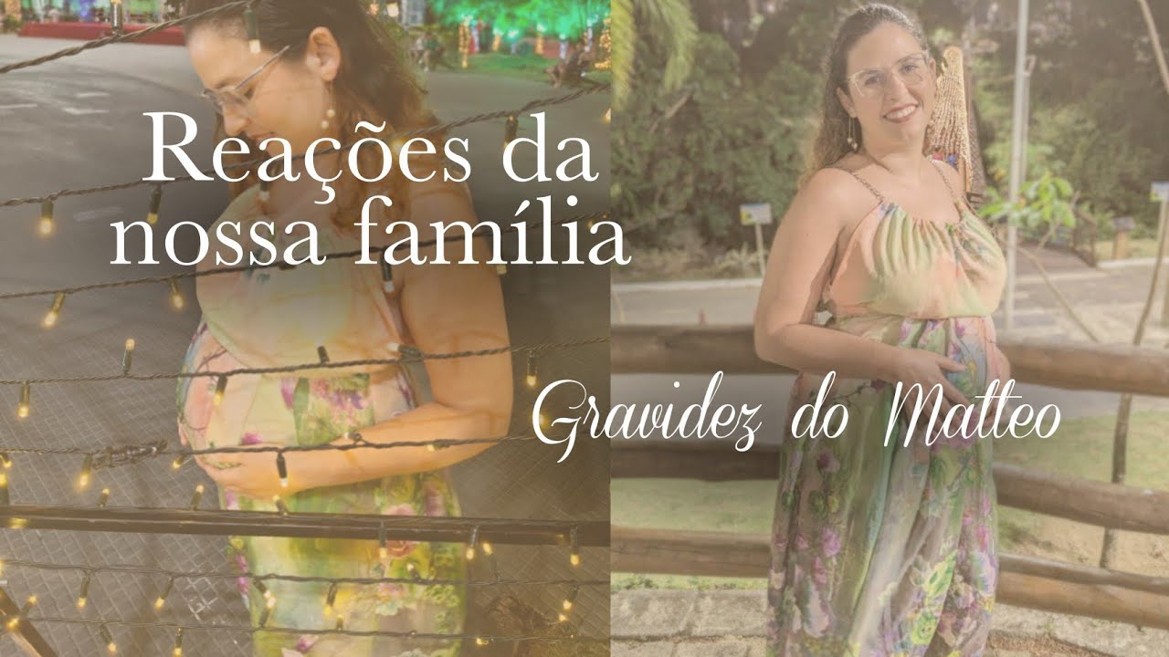 Contamos a gravidez do nosso bebê surpresa - Matteo | Reações da nossa família (Vídeo 2023)