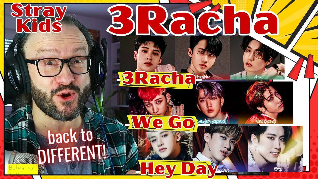 back home!!! Stray Kids 3RACHA - 3Racha - We Go - Hey Day - lyric videos reaction