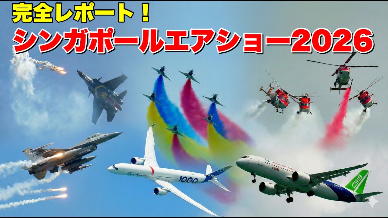 【完全レポート！】シンガポールエアショー2026に行ってみた！！