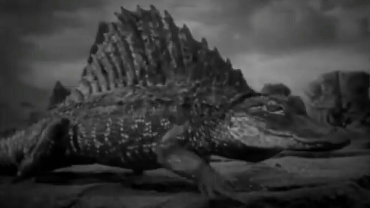 One Million B.C. [1940] - Gatorsaurus Screen Time