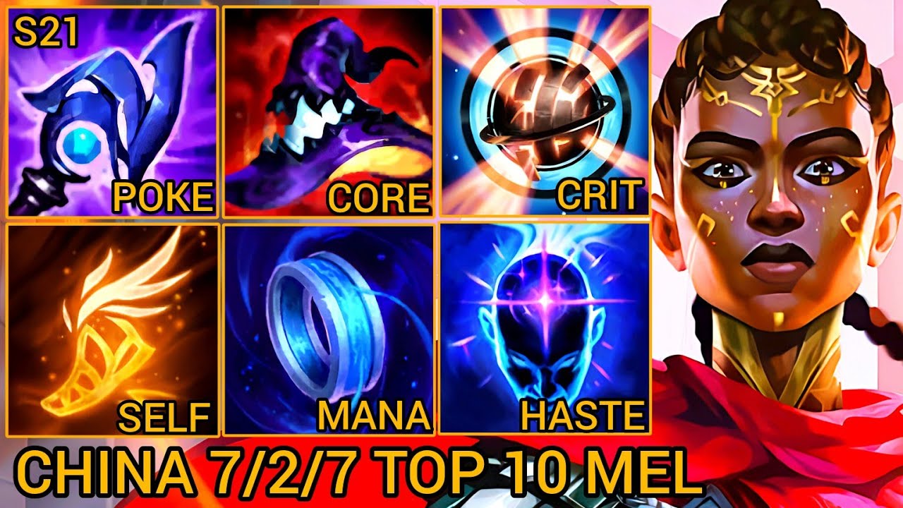 Sovereign MEL National Top 10 Mid Lane Gaming Guide - China Wild Rift New Build & Runes By Tiarty