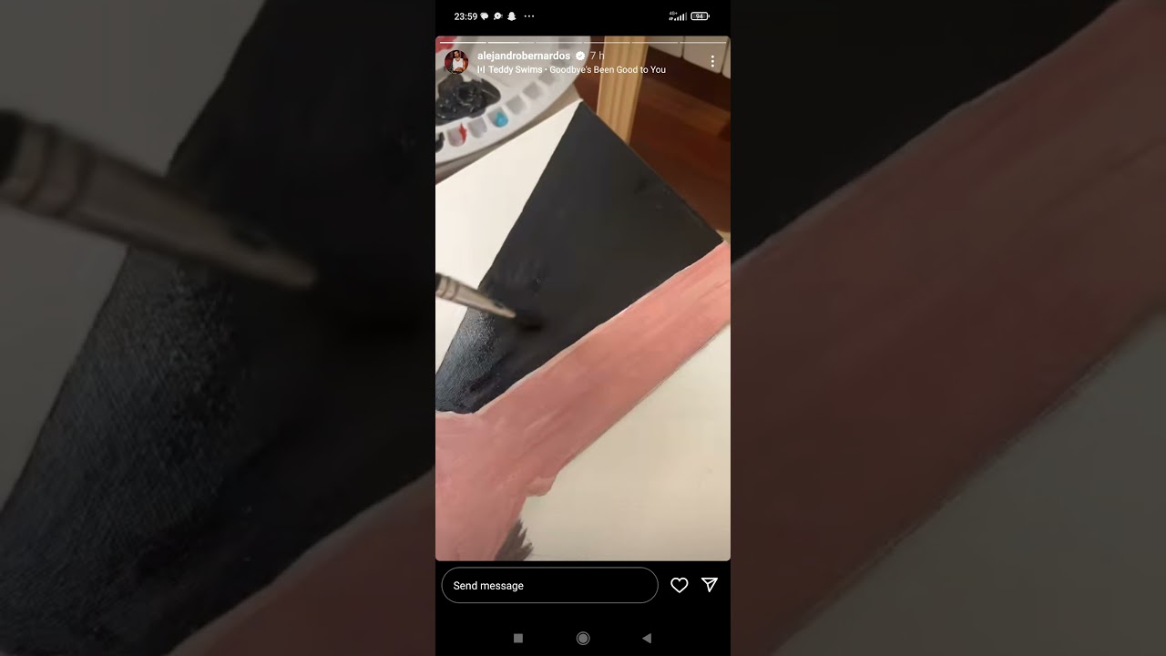 Alejandro Bernardos instagram story