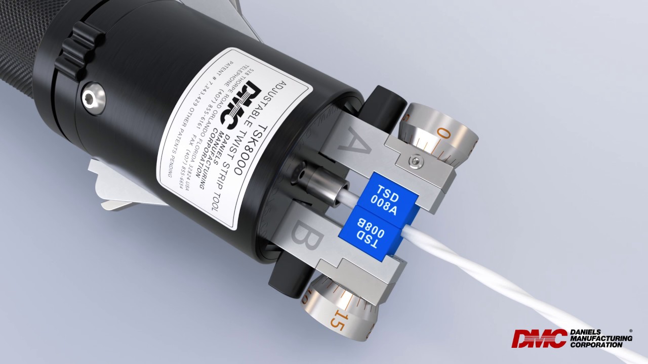 New Twist-Strip TSK8000 for shielded twisted cable