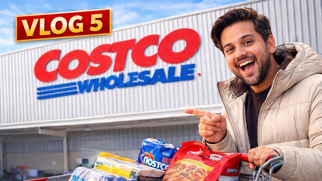 Vlog 5 | Costco Shopping Abroad 🛒 🇬🇧 | Indian Life Abroad #Vlog5 #indianinabroad  