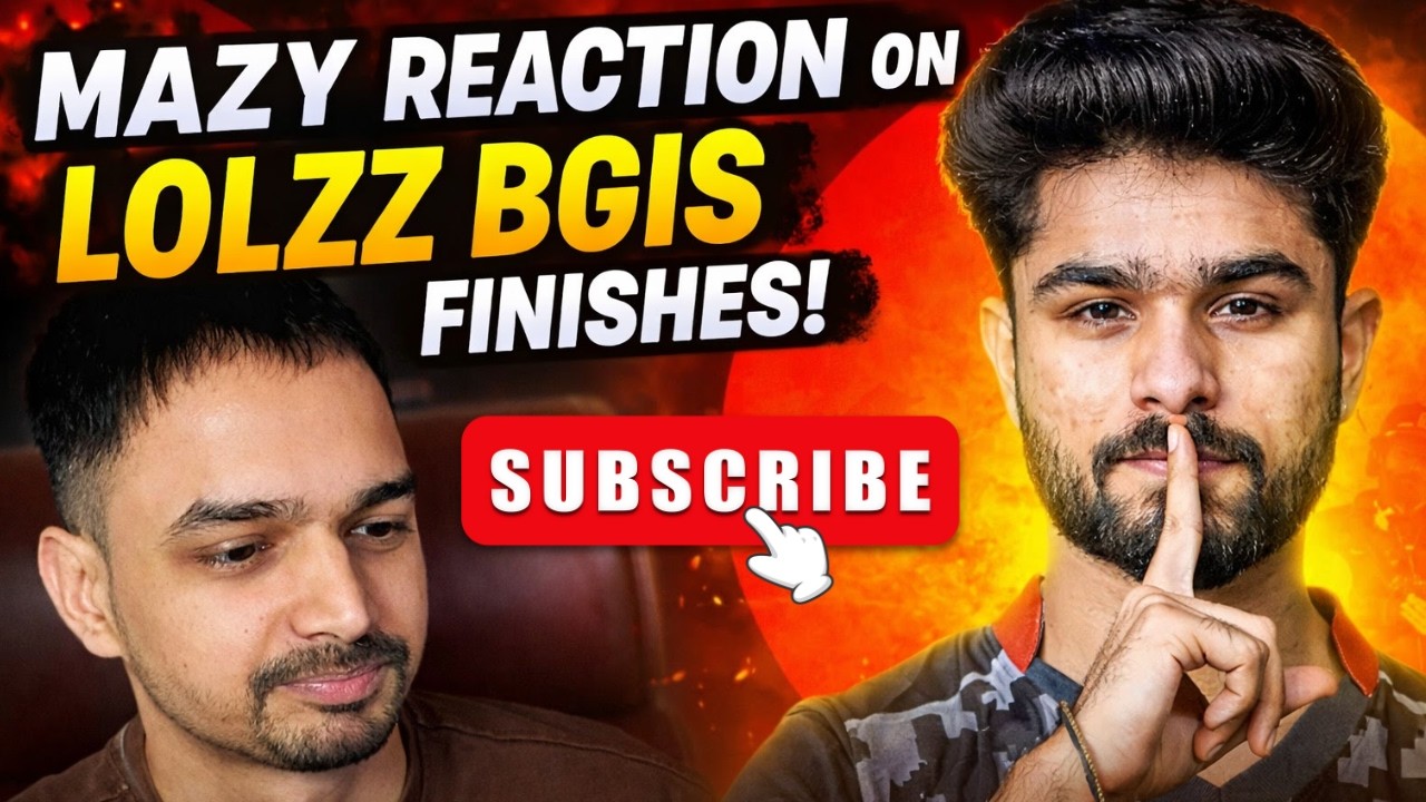 Mazy React On Lollz BGIS finishes #bgis #bgmi #s8ul 