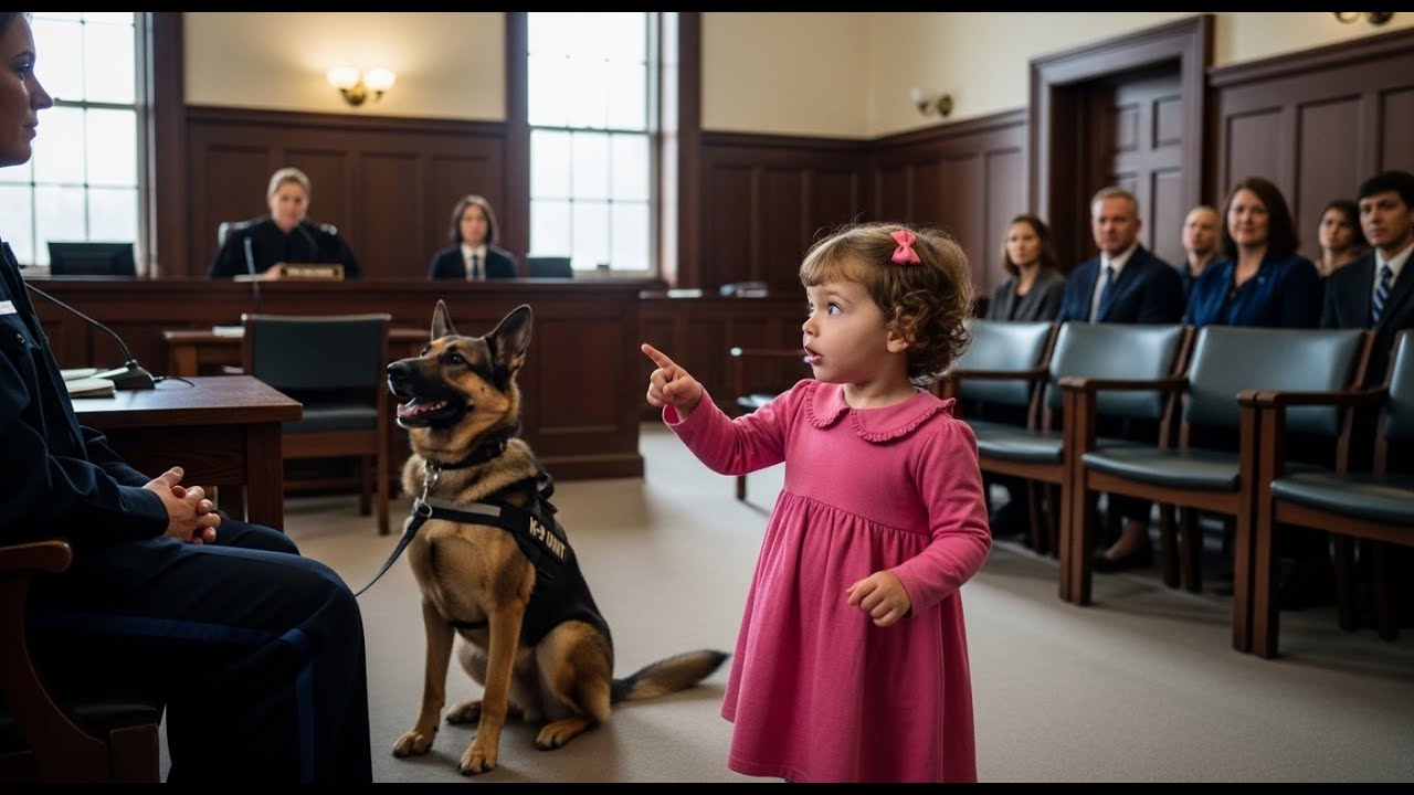 In the Middle of Court, a 3-Year-Old Pointed at the Police Dog — And the Trial Came to a Halt