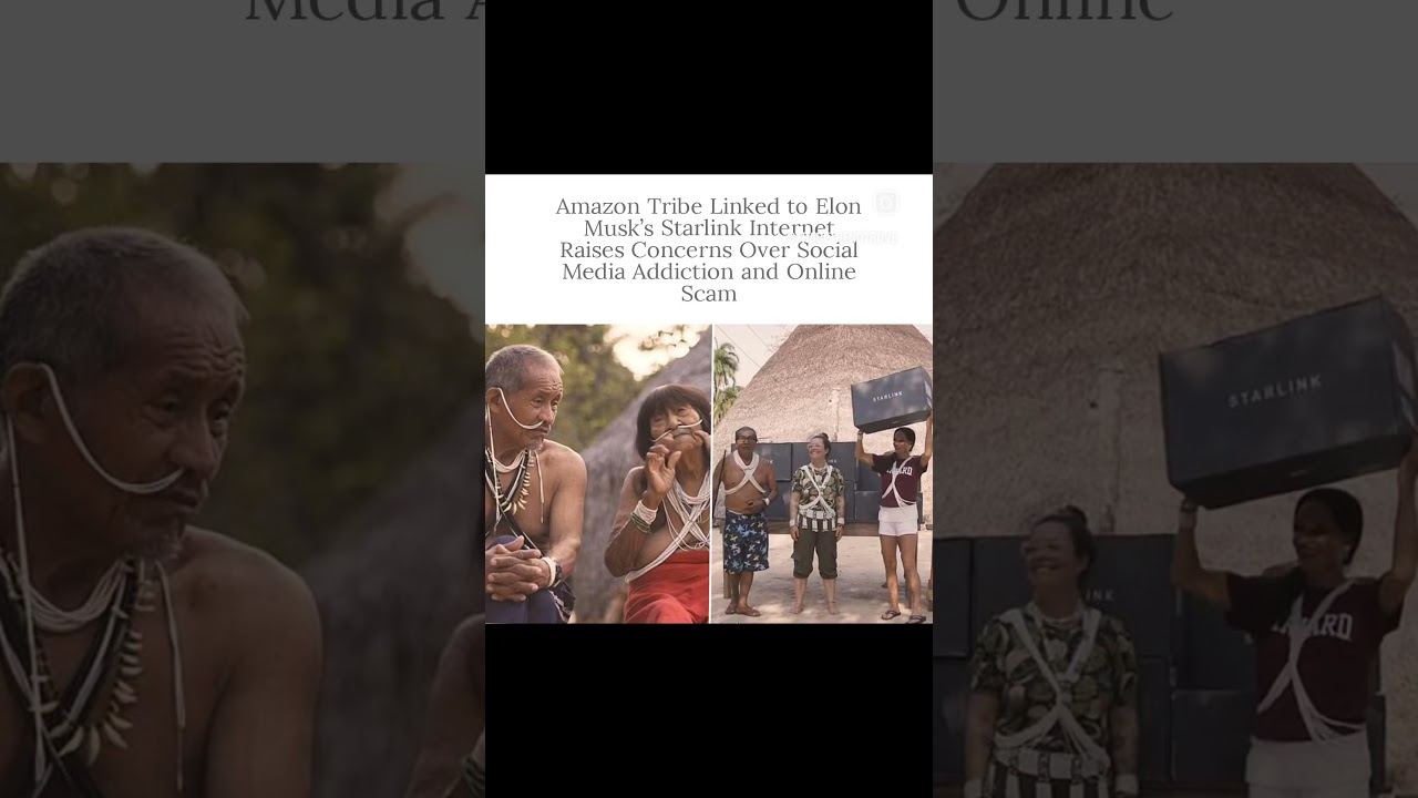 Amazon Tribe on Starlink: Social Media Addiction and Online Scams