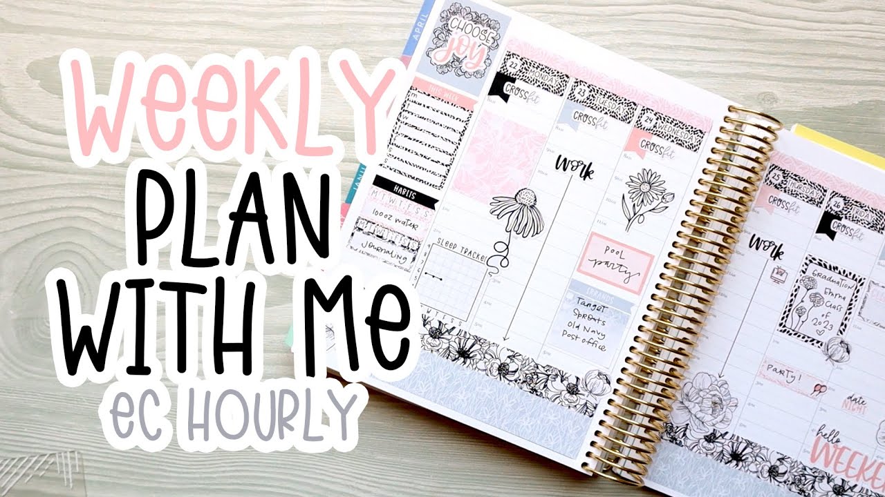 PLAN WITH ME | ERIN CONDREN HOURLY | HanCanPlan