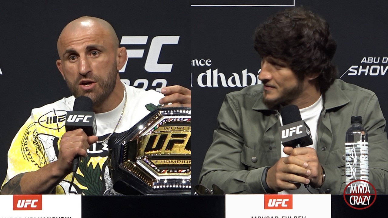 Alexander Volkanovski vs. Movsar Evloev Press Conference Highlights UFC 333