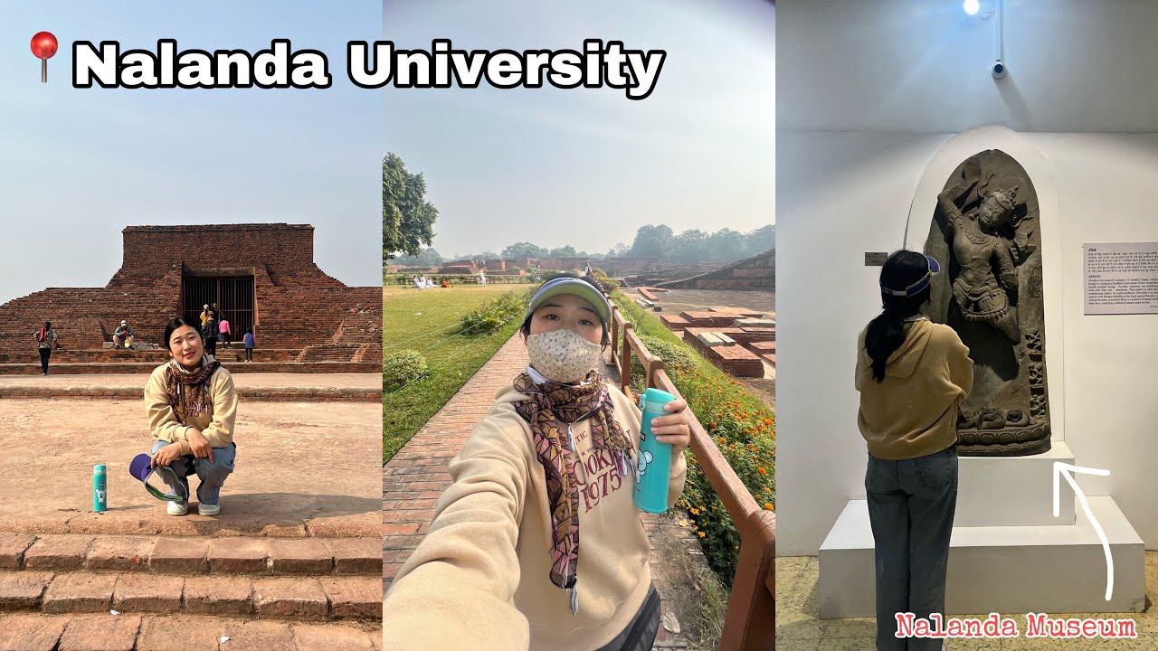 Touring the ancient Nalanda University & Museum | Bihar, India | Travel Vlog