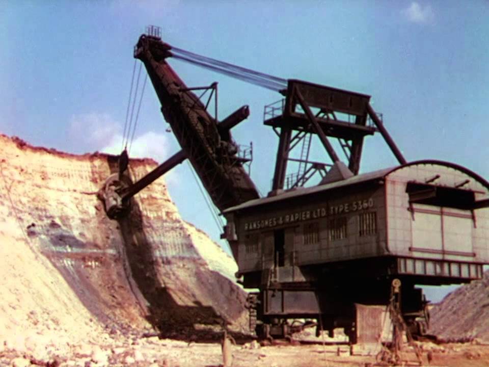 Mechanical Excavators with Teeth Of Steel - 1942 - CharlieDeanArchives / Archival Footage