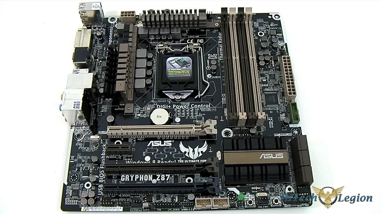ASUS GRYPHON Z87 TUF mATX Motherboard Unboxing + Overview