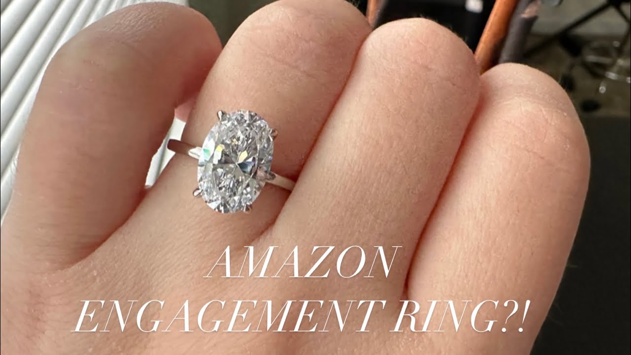 AMAZON ELONGATED OVAL ENGAGEMENT RING / HONEST REVIEW / EFFINNY RING
