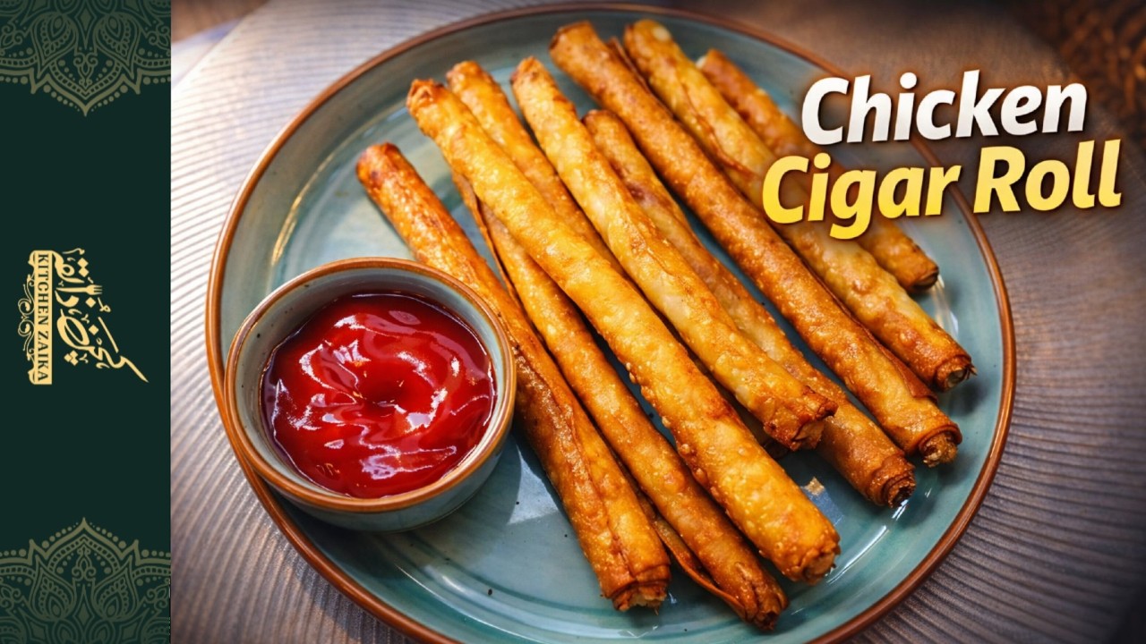 Ramadan Special Chicken Cigar Rolls | Crispy & Cheesy Iftar Recipe | Easy Homemade Snack