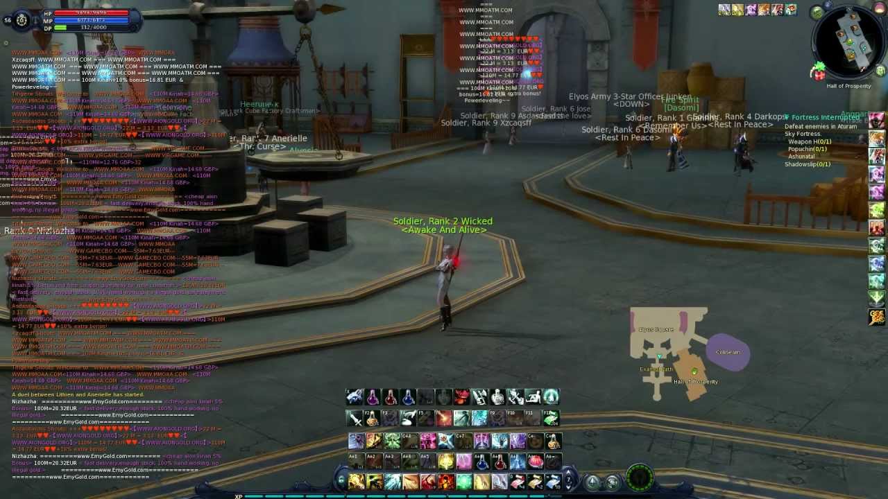 AionEU - Gold Seller Spam