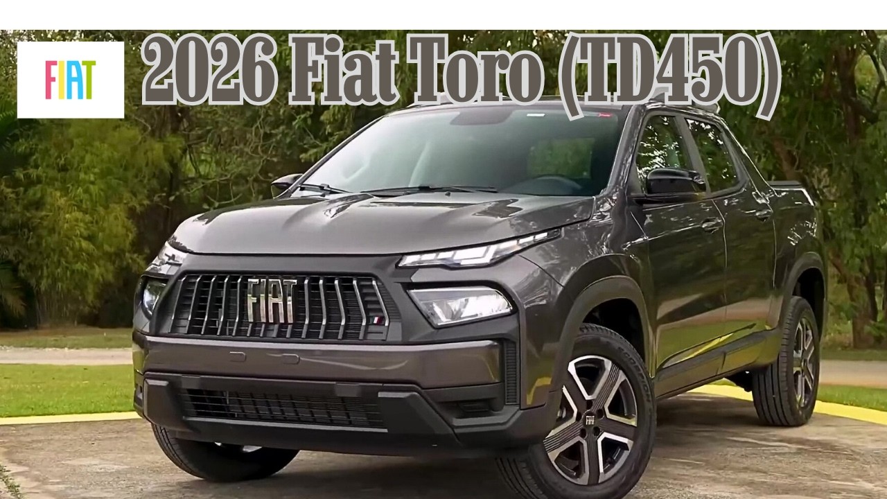 New 2026 Fiat Toro TD450 Officially Revealed! 🛻 200HP Diesel, Hybrid Tech & Full Review!