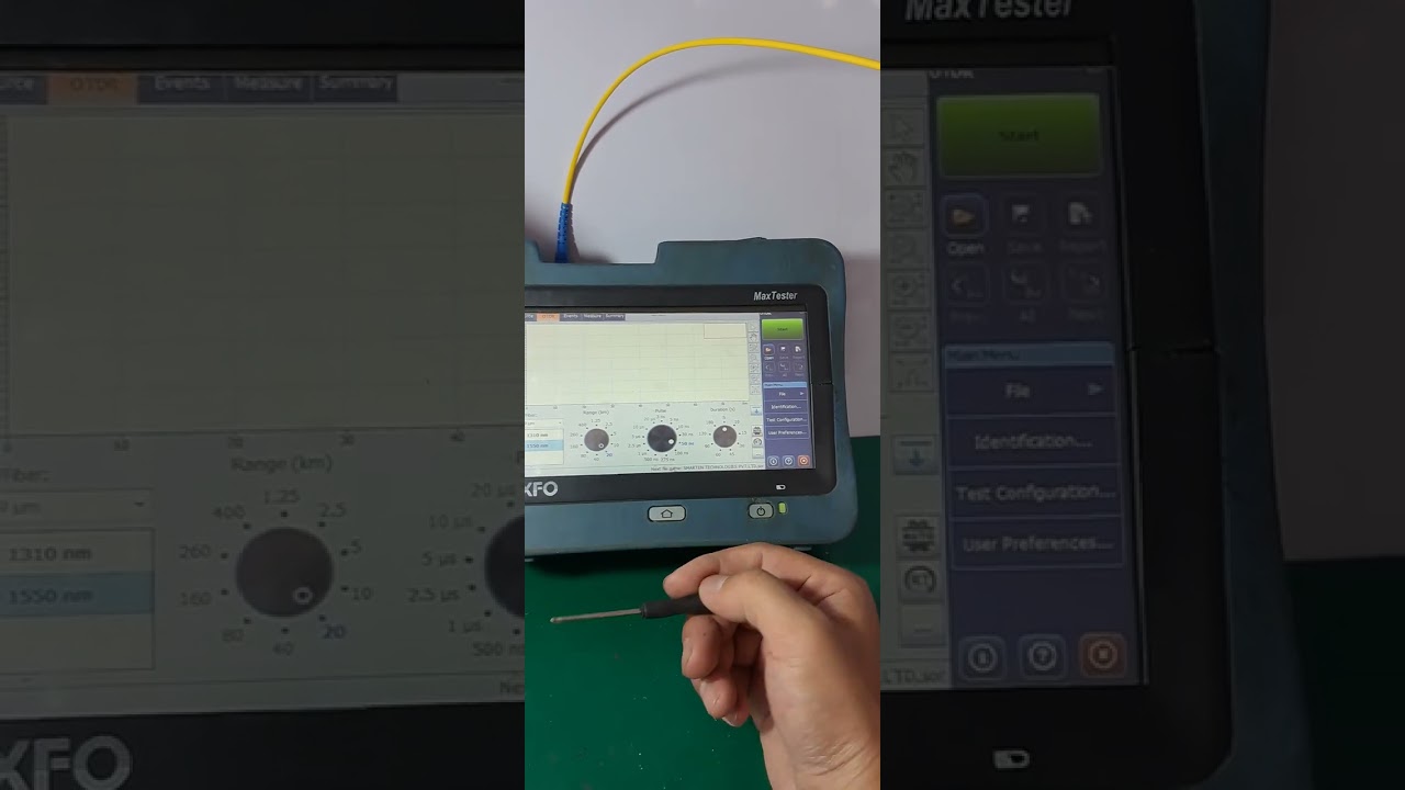 How to Use  EXFO max tester  OTDR.