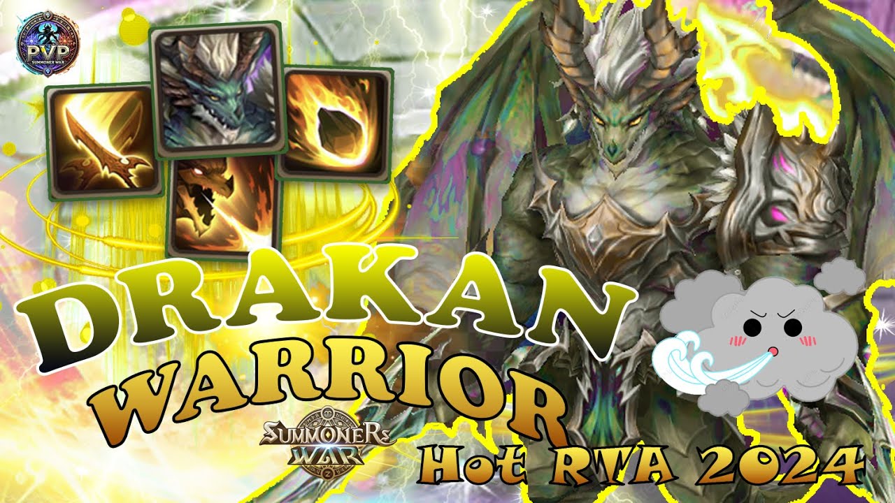 BEST Warrior ERESHION COMBO New Wind Drakan   ( Summoners War )
