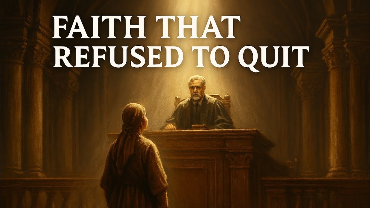 The Persistent Widow Bible Story &mdash; A Powerful Lesson on Bold Faith and Prayer