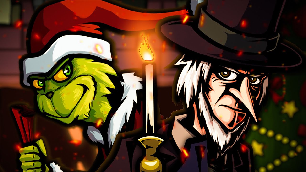 The Grinch vs. Ebenezer Scrooge - Rap Battle! (ft. Dan Bull & The Stupendium)