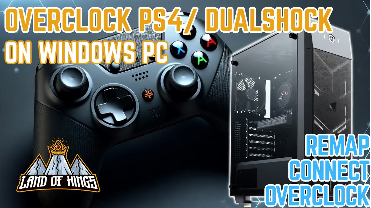 CONNECT, OVERCLOCK, & REMAP PS4 DUAL SHOCK CONTROLLERS TO PC/GAMEPASS!!!