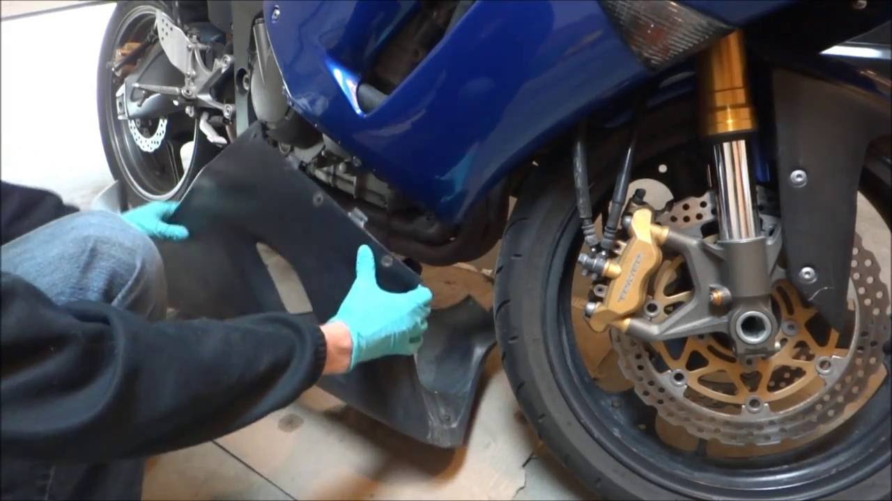 2005-2006 Kawasaki Ninja ZX-6R Oil Change