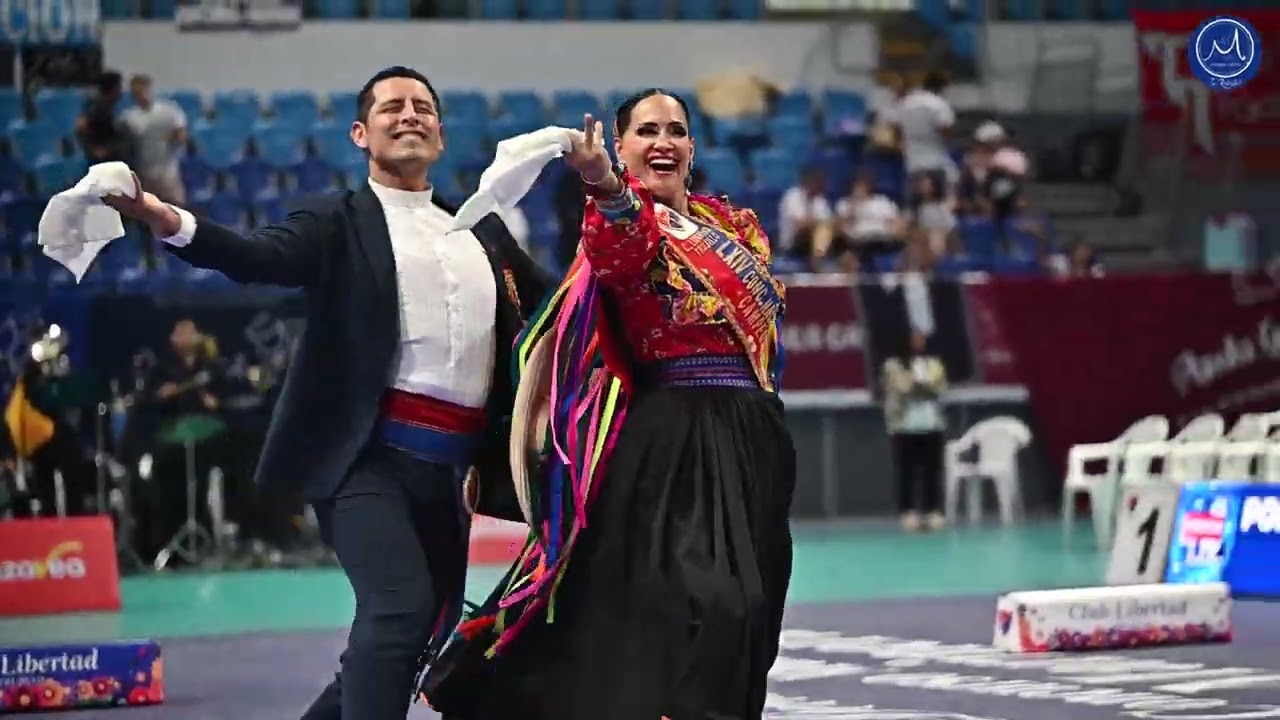 Traje típico Incahuasi, Palo Blanco Marinera Norteña. Mariasela Cáceres-Johan Vargas, Campeones 2024