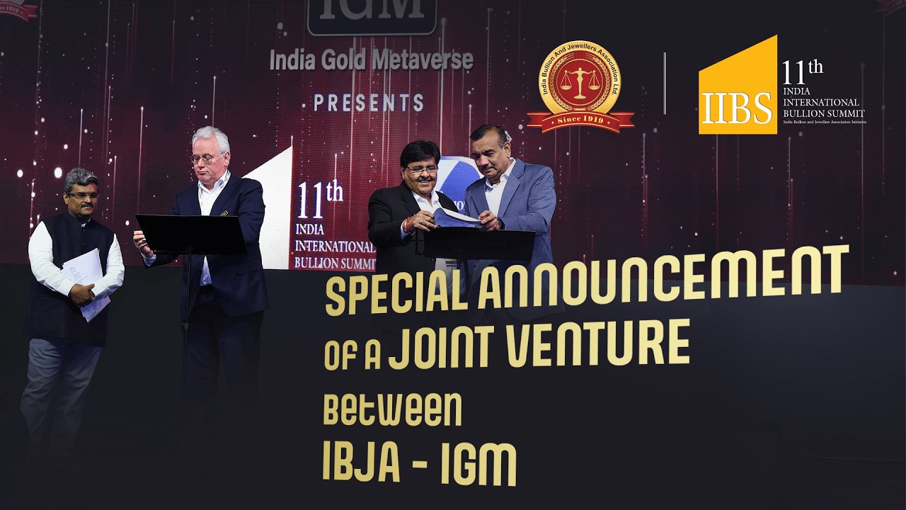 SPECIAL ANNOUNCEMENT OF A JOINT VENTURE BETWEEN IBJA - IGM | IBJA | IGM | IIBS SUMMIT 2026 |