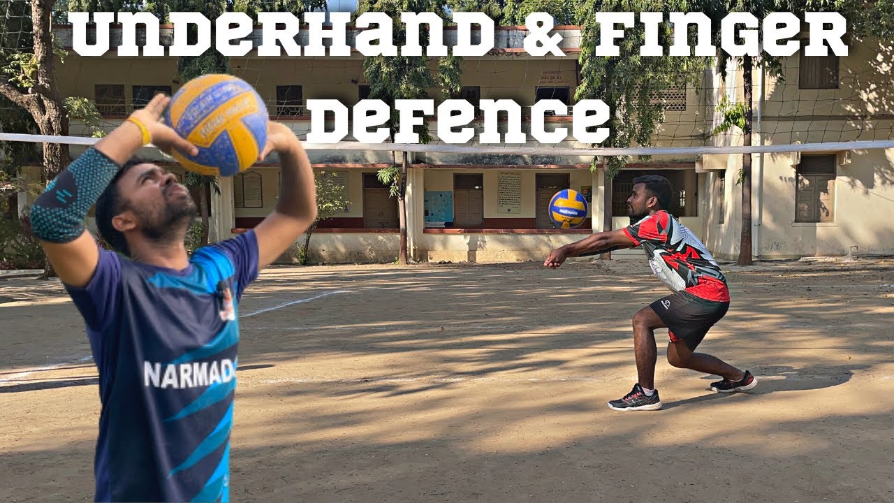 Underhand & Finger Defence a Volleyball