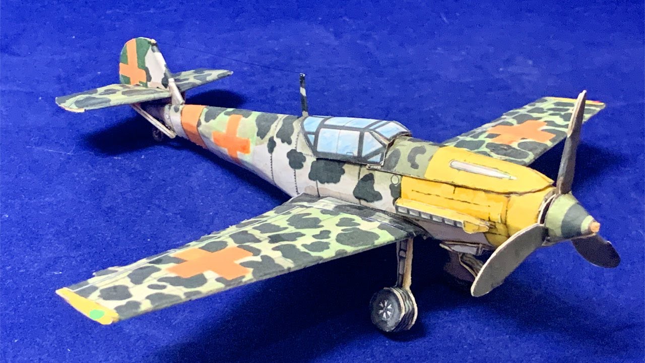 Messerschmitt ME BF 109 Paper Model