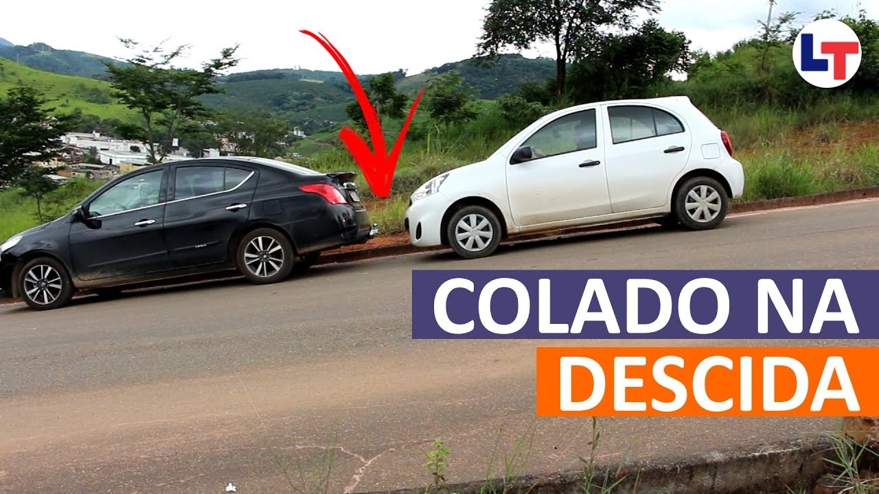 CARRO COLADO NA FRENTE EM UMA DESCIDA DE LADEIRA - COMO SAIR SEM DEIXAR DESCER #DirigirEuPosso