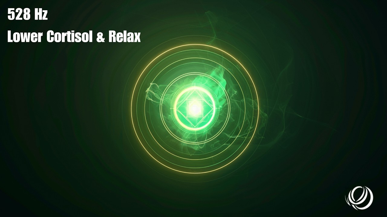 Lower Cortisol & Relax | 528Hz Healing Frequency | Heart Chakra Stress Relief