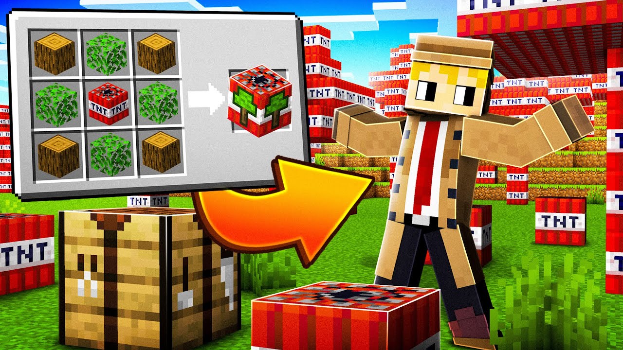 Minecraft, aber es gibt CUSTOM TNT!