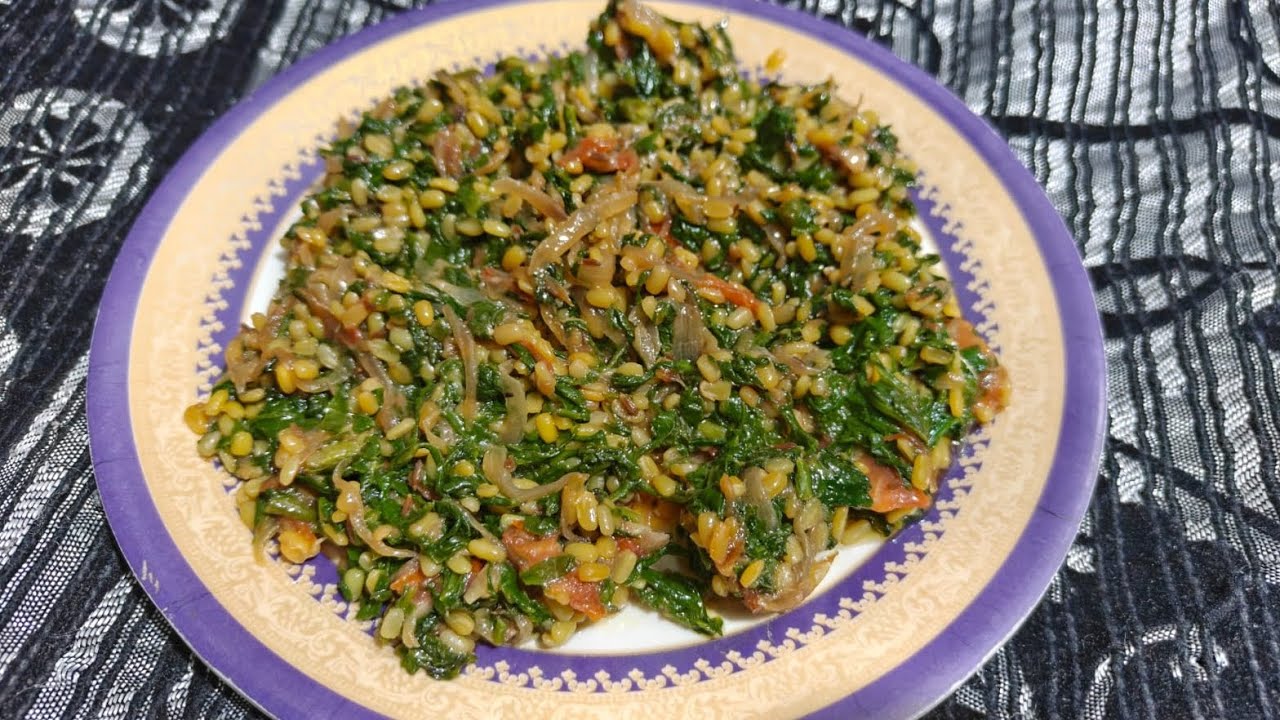 Palak Moong Daal ki Sabzi 😋 पालक मूंग दाल की सब्ज़ी | vegetarian dinner